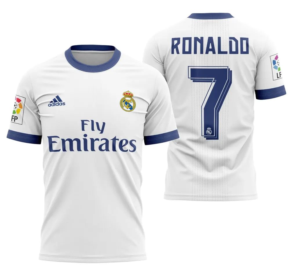 Arte Camisa Locais Do Real Madrid 2016-2017