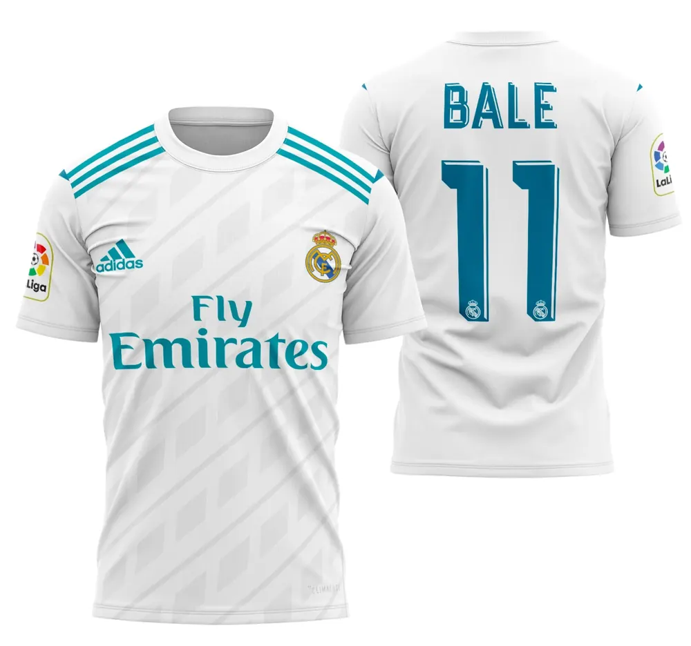 Arte Camisa Locais Do Real Madrid 2017-2018
