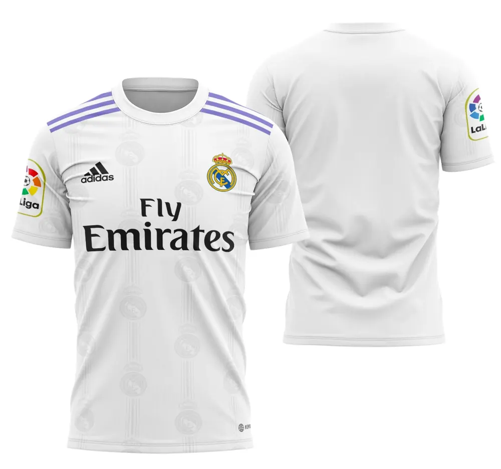Arte Camisa Local Do Real Madrid 2022-2023