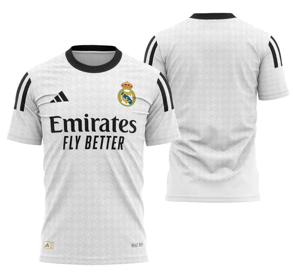 Arte Camisa Local Do Real Madrid 2024-2025