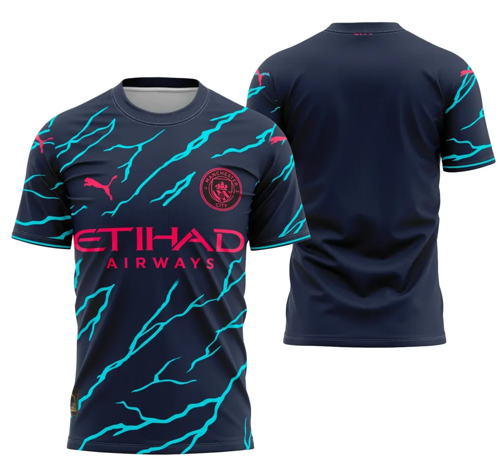 Arte Camisa Manchester City Alternativa 2023-2024