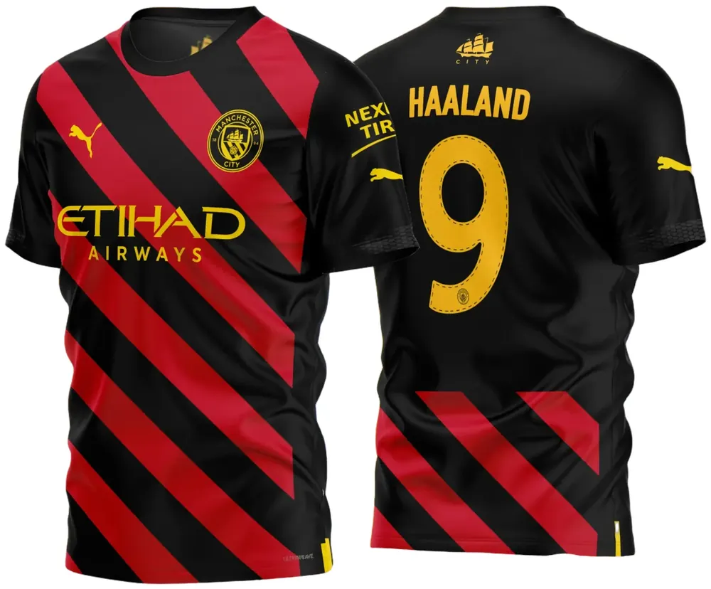 Arte Vetor Camisa Manchester City Reserva 2022 - 2023