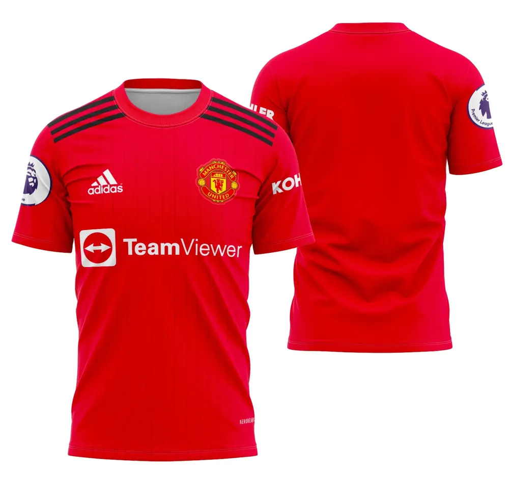 Arte Camisa Manchester United Local 2022-2023