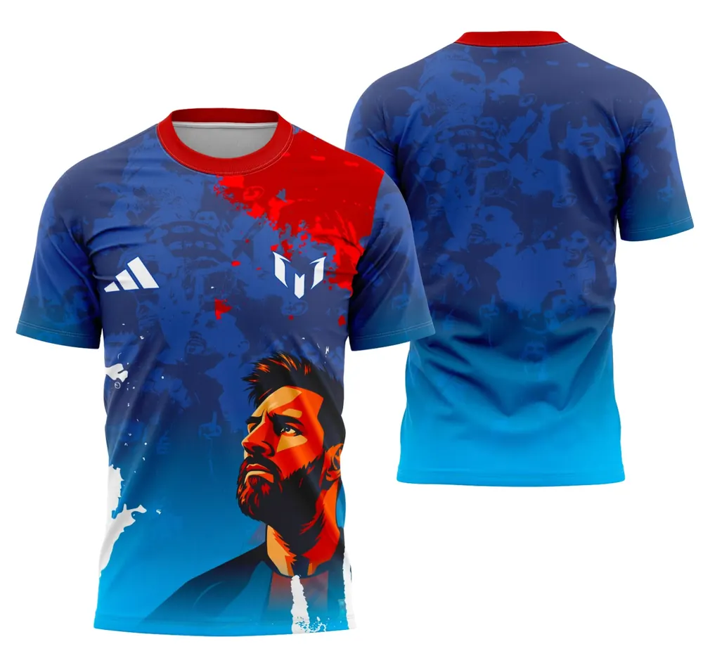 Arte Camisa Messi Coleção Goats & Glory