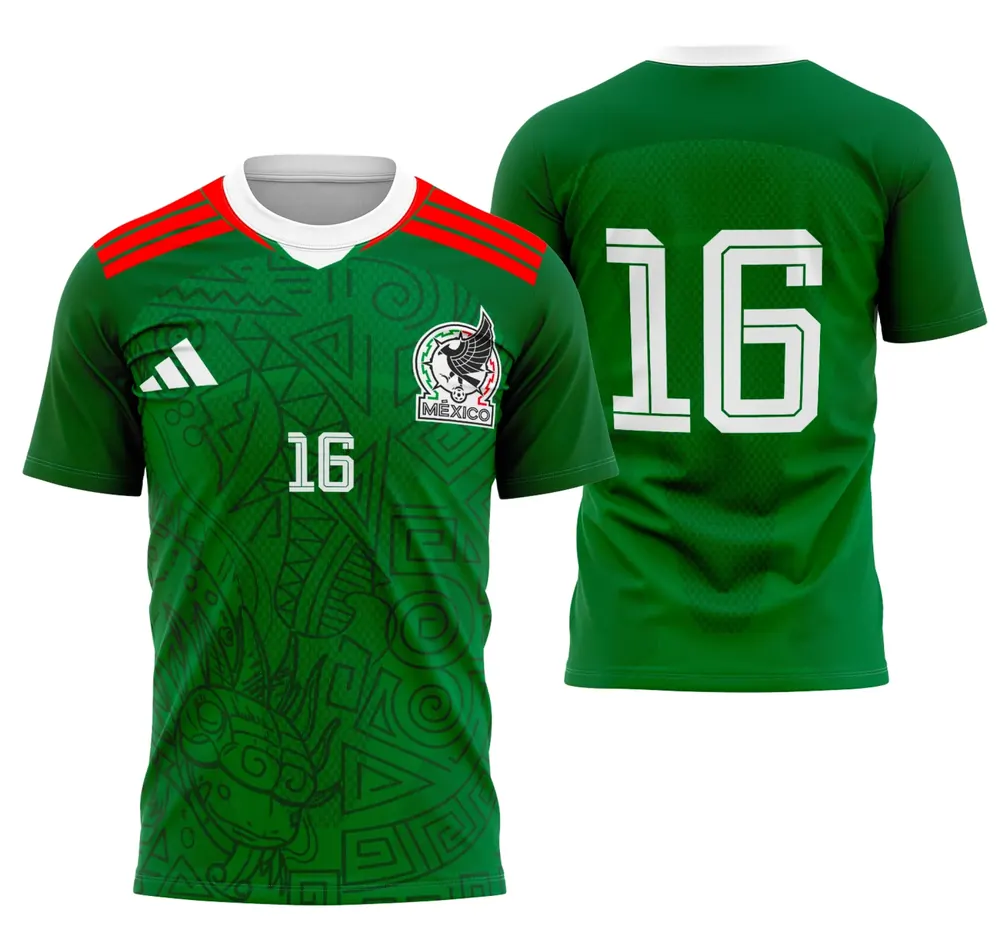 Arte Camisa México Conceito