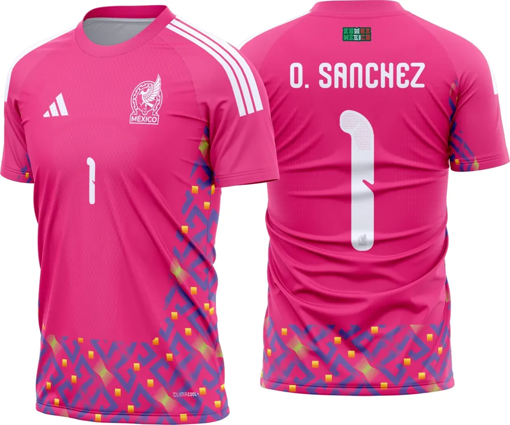 Camisa Mexico Goleiro 2026 - 2028