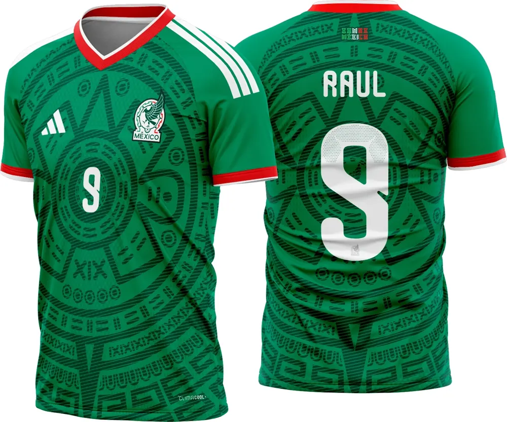 Arte Camisa Mexico Titular 2026 - 2028
