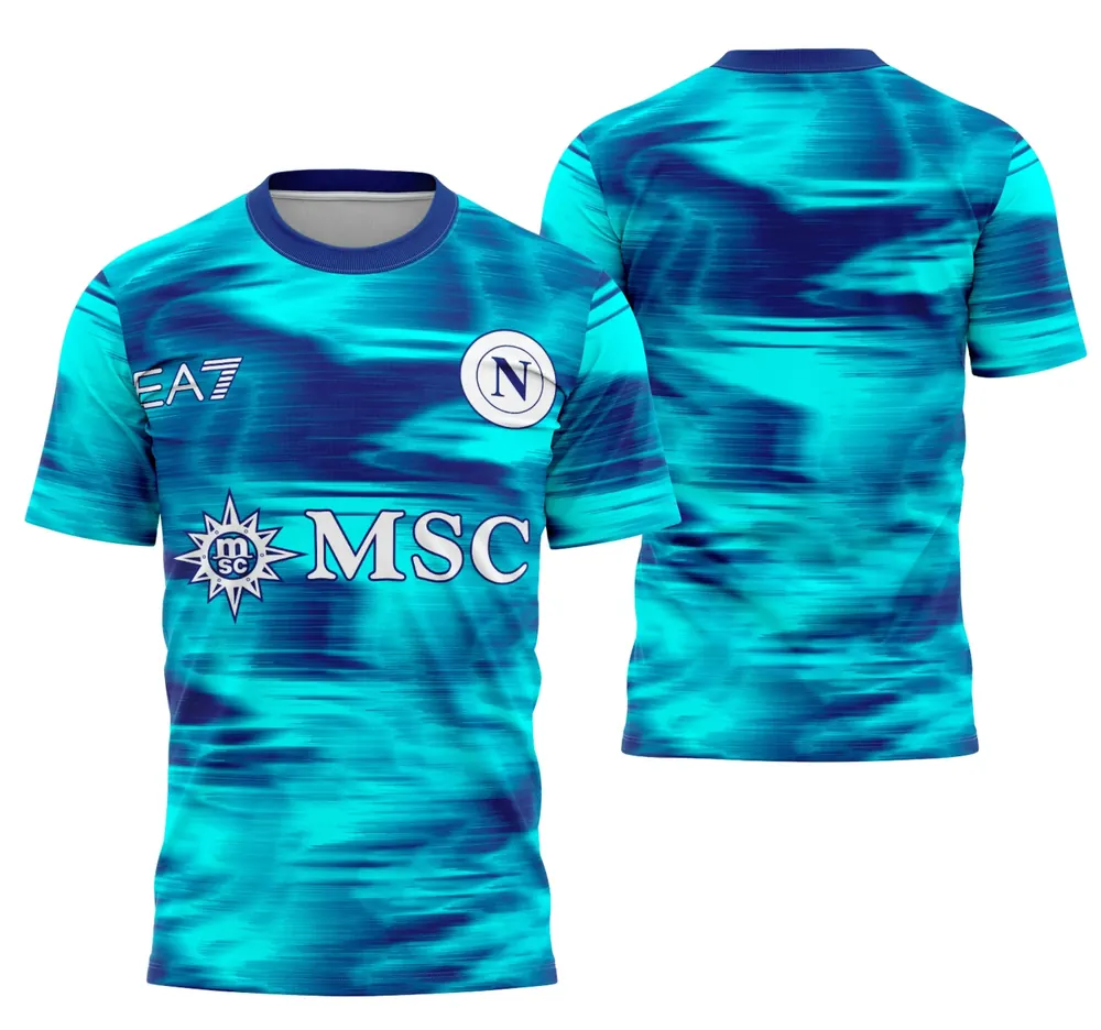 Arte Camisa Napoli Terceiro Conceito 2025