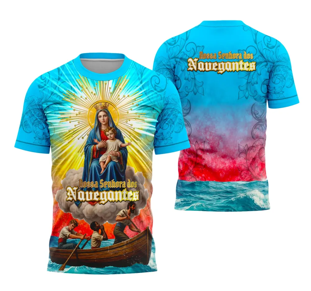 Arte Camisa Tradicional Nossa Senhora dos Navegantes
