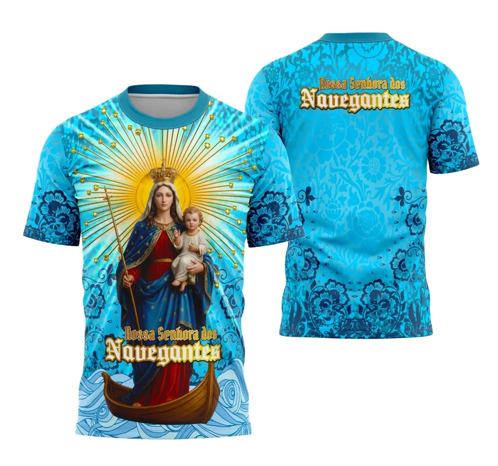 Arte Camisa Nossa Senhora dos Navegantes Tradicional