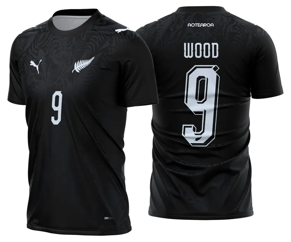 Camisa Nova Zelandia Titular 2026 - 2028