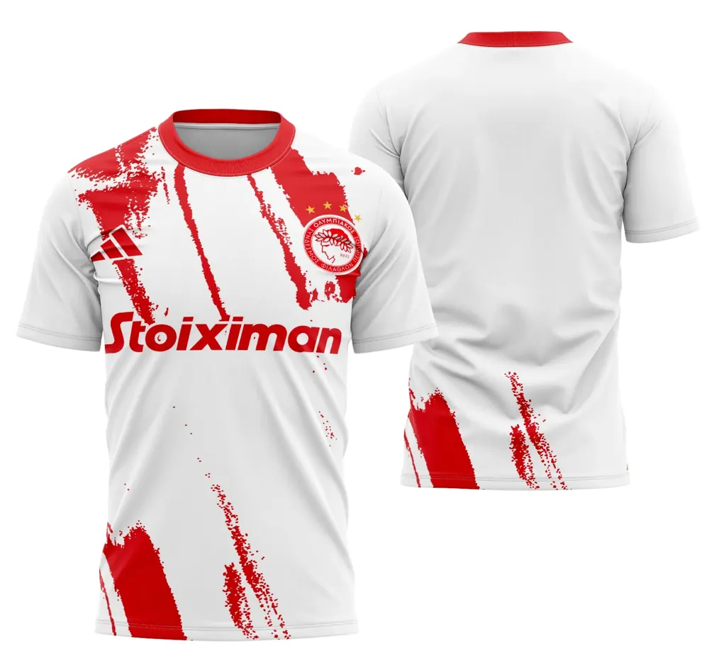 Arte Camisa Olympiacos Kit Reserva 2025-26