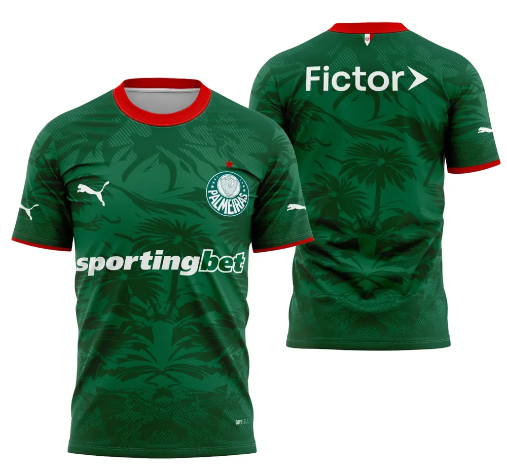Arte Camisa Palmeiras Concept 2026