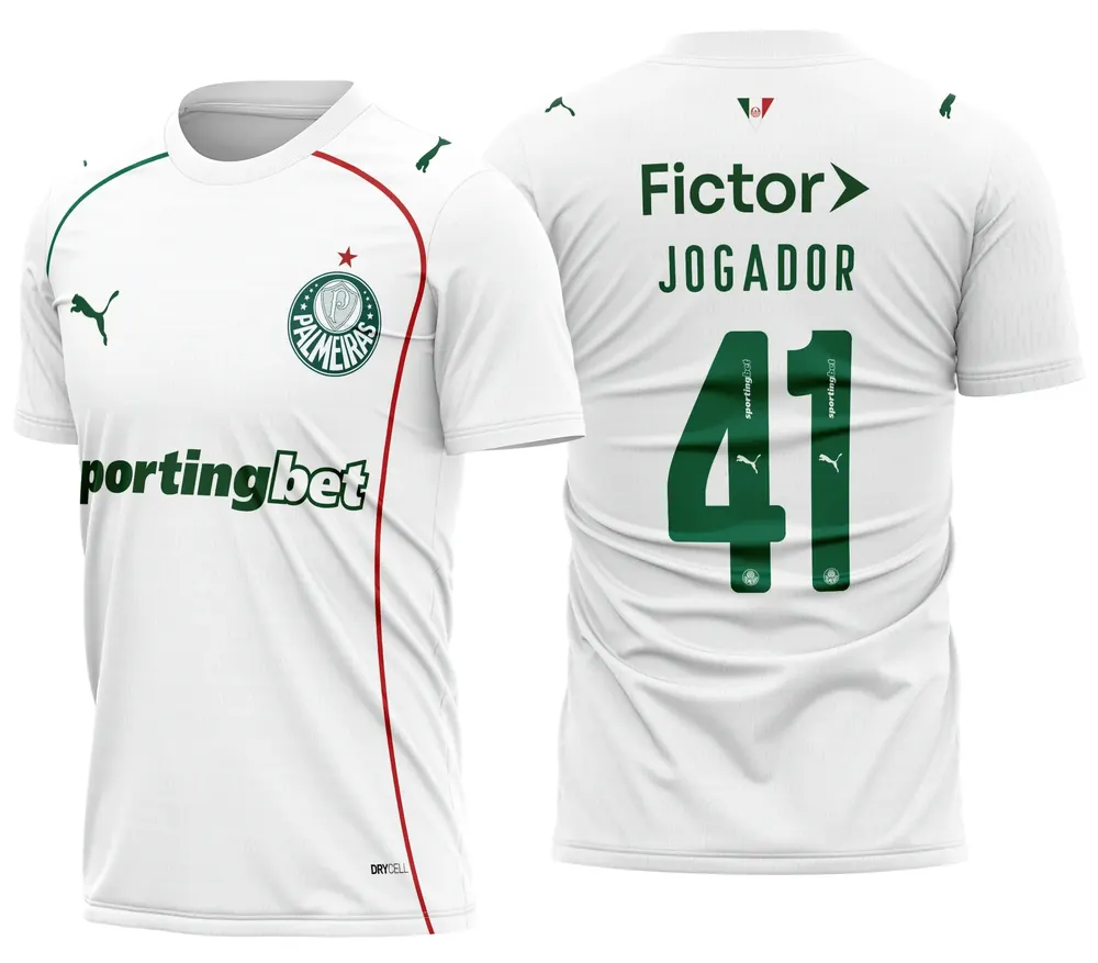 Arte Camisa Palmeiras Reserva 2026 Modelo 02