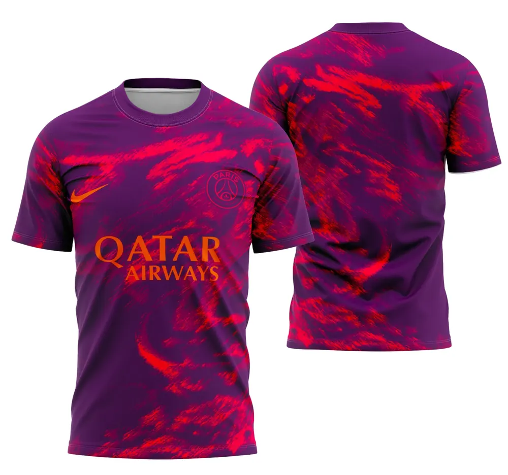 Arte Camisa Paris Saint Germain Conceito