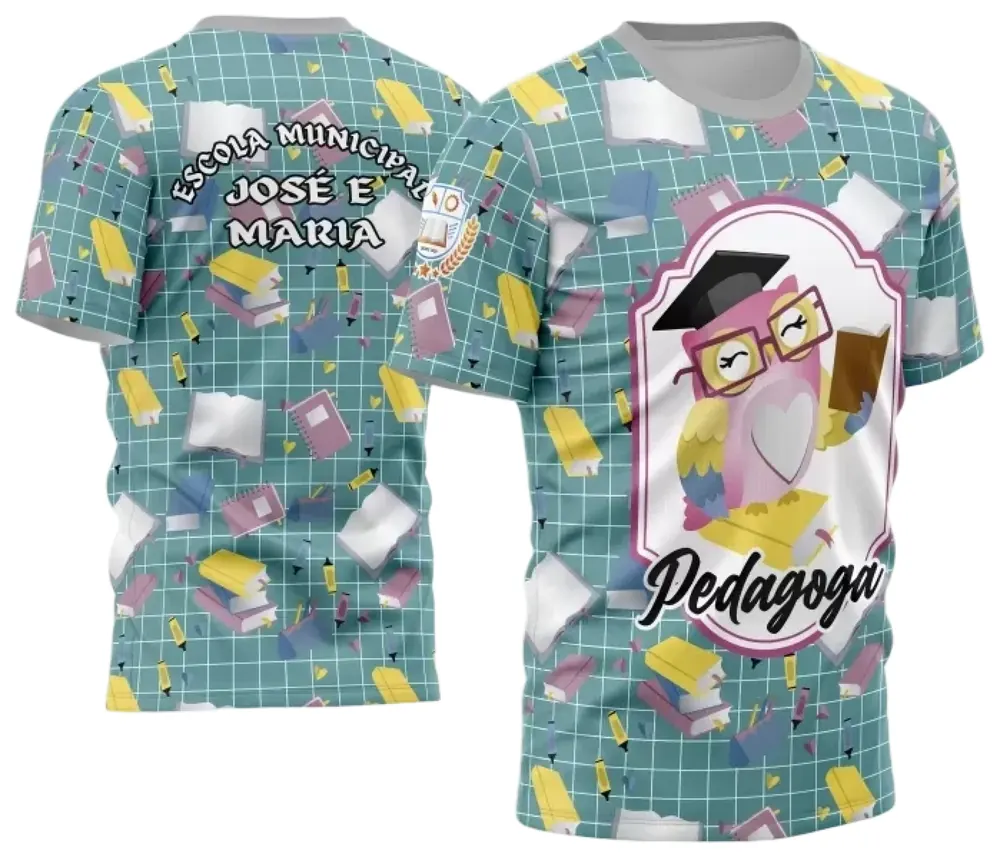 Camisa Pedagoga - Estampa 2024 - 2025 Modelo 04