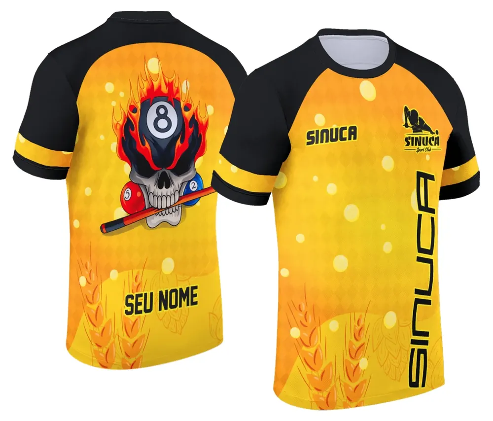 Camisa Personalizada de Sinuca - Snook - Bilhar Modelo 020