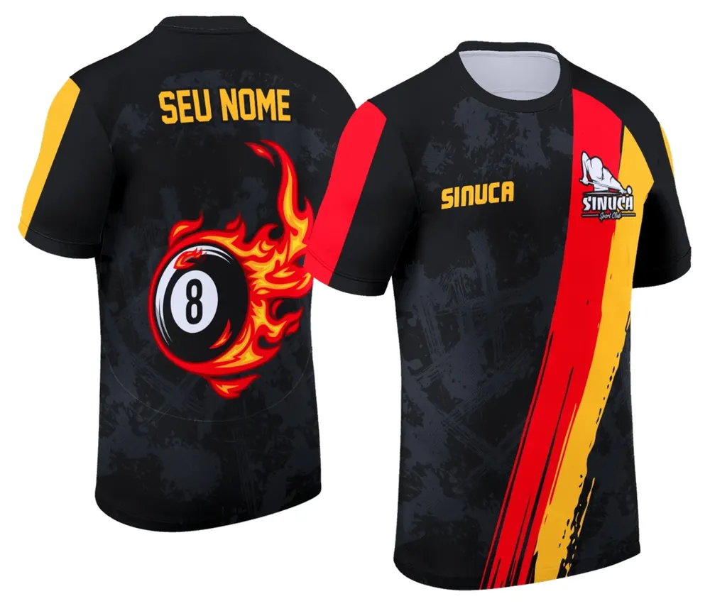 Camisa Personalizada de Sinuca - Snook - Bilhar Modelo 022