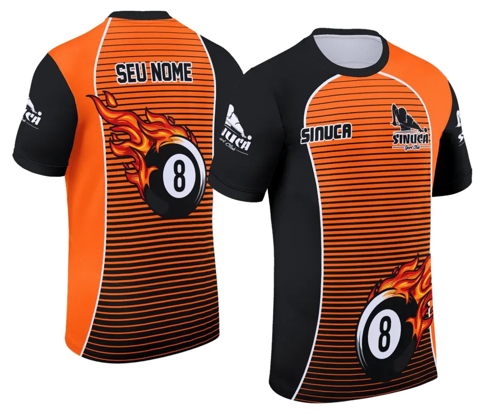 Camisa Personalizada de Sinuca - Snook - Bilhar Modelo 040