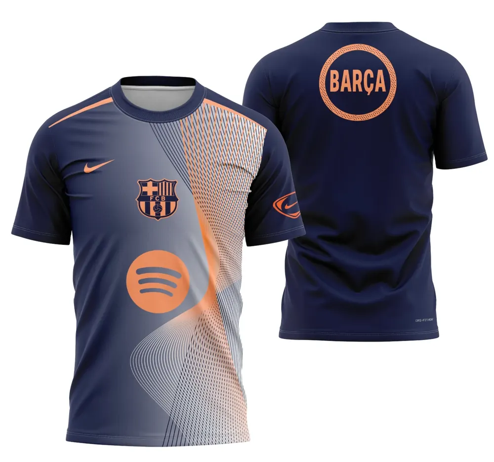 Camisa Pré-Jogo Do Barcelona 2025-2026 - Modelo 1
