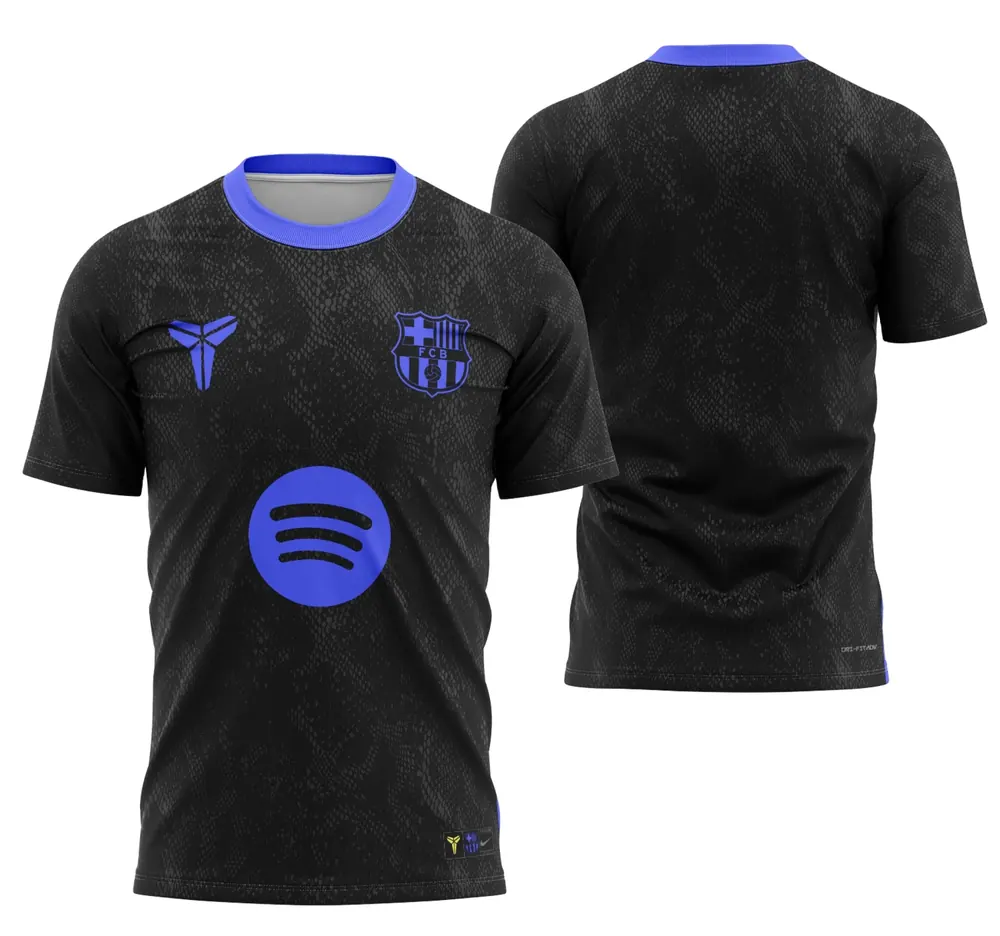 Arte Camisa Pré-Jogo Do Barcelona 2025-2026 - Modelo 2