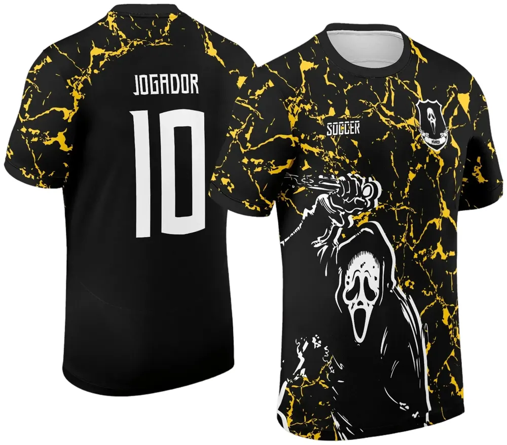 Arte Template Camisa Preta de Interclasse 2025 | Pânico