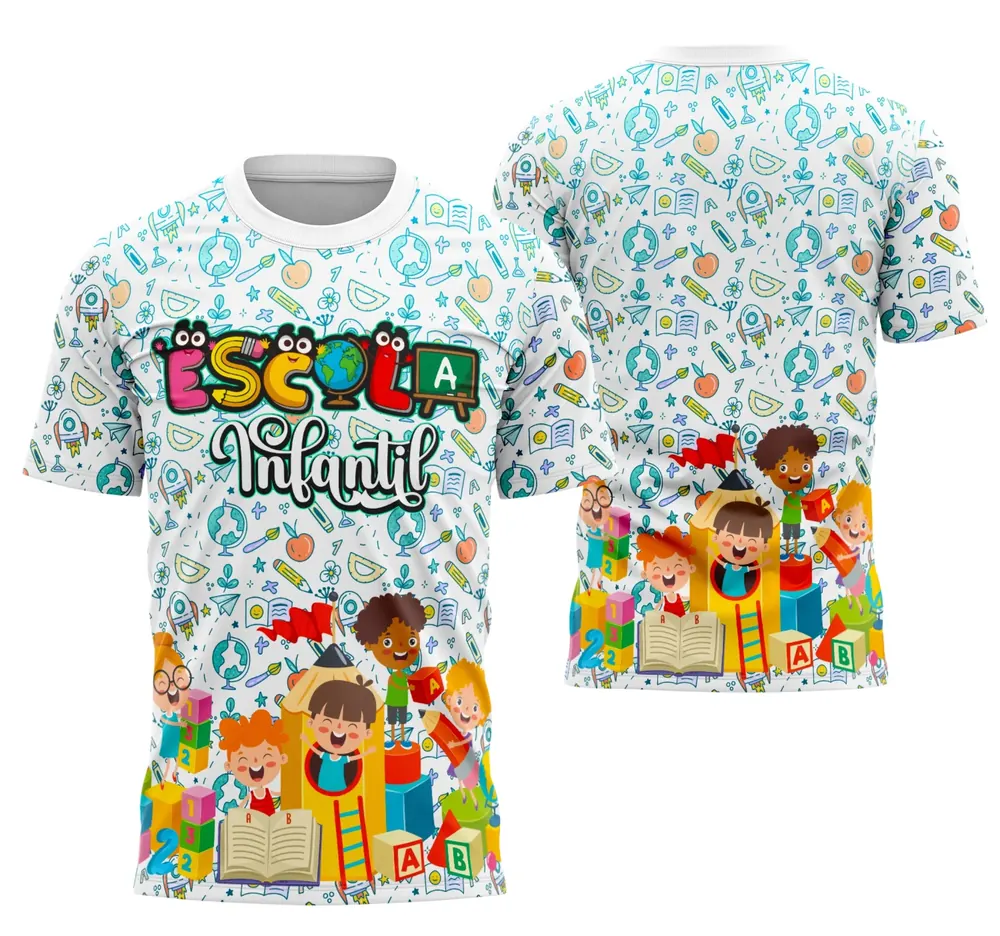 Arte Camisa Professora Personalizada Modelo 90