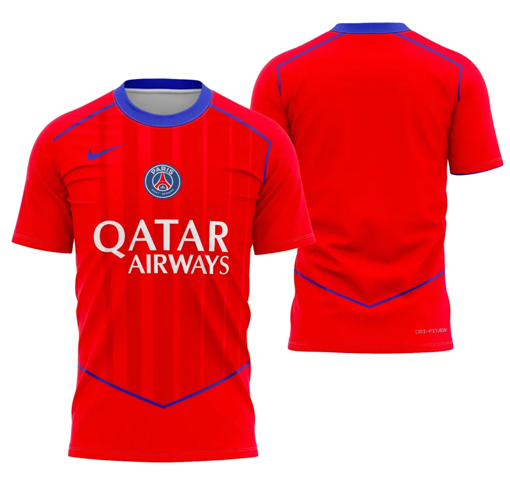 Arte Camisa Psg Terceira 2025-2026