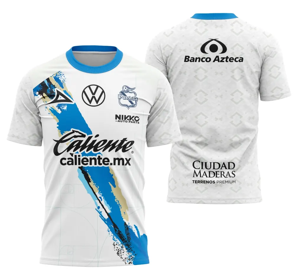 Arte Camisa Puebla Kit Casa 25-26