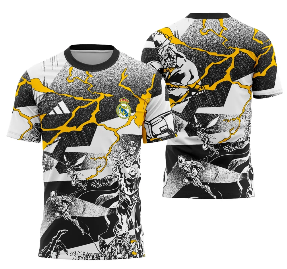 Arte Camisa Real Madrid Marvel 25-26