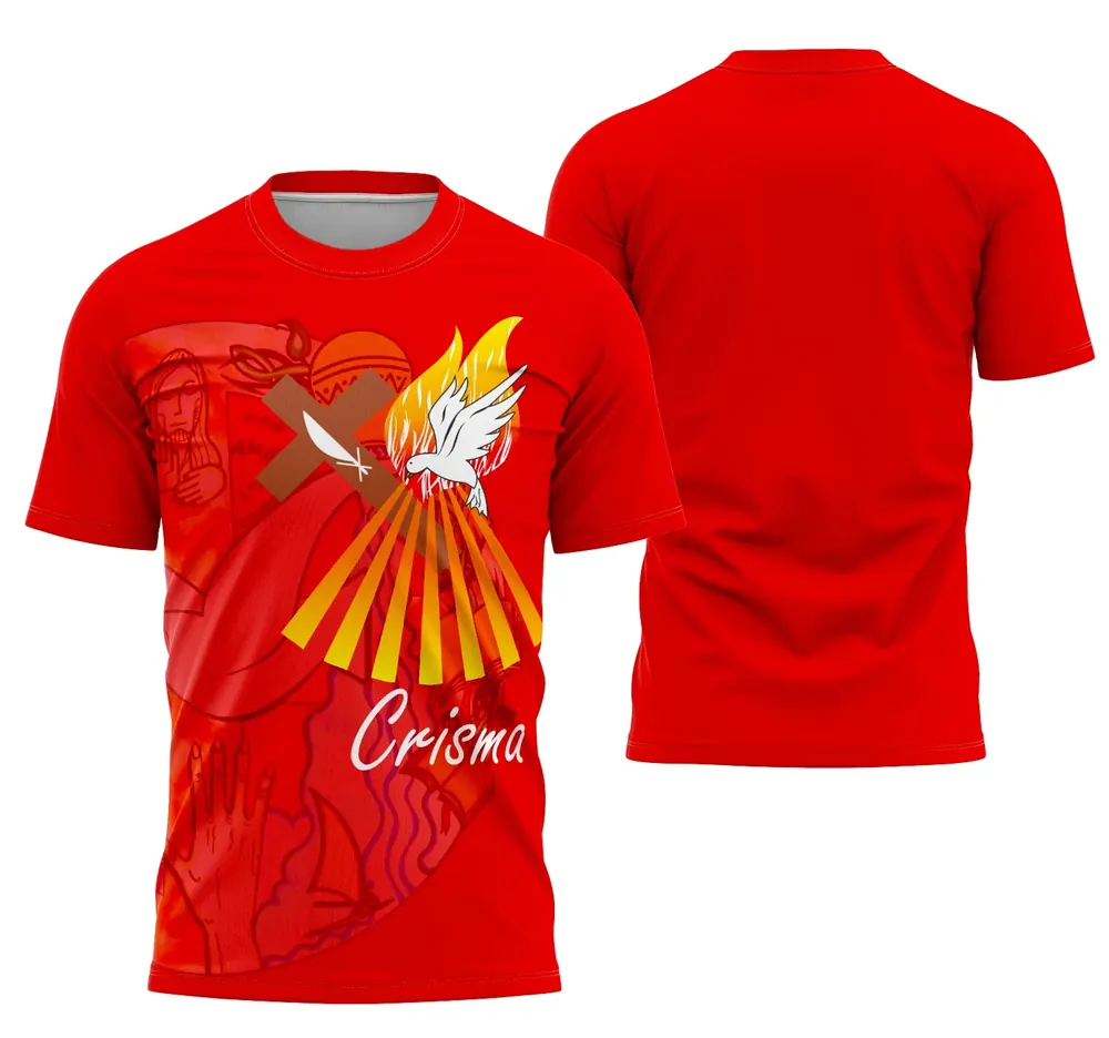 Arte Camisa Crisma Espírito Santo