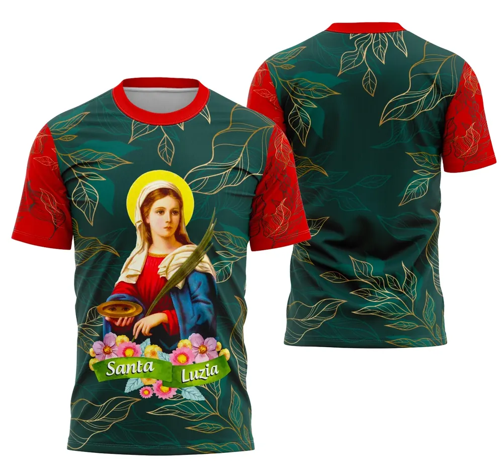 Arte Santa Luzia Tradicional para Camisa