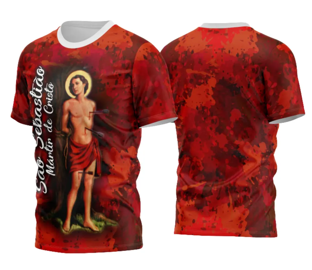 Arte Camisa Devocional São Sebastião Edição Especial