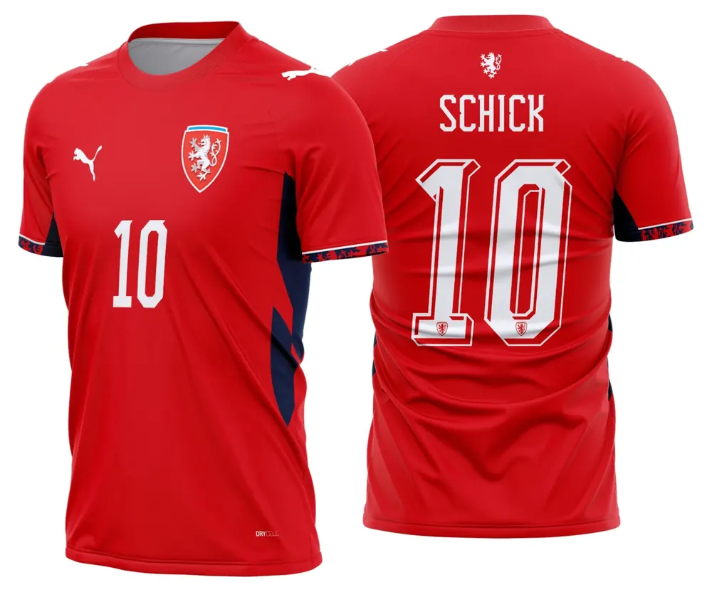Camisa Republica Tcheca Titular 2026 - 2028