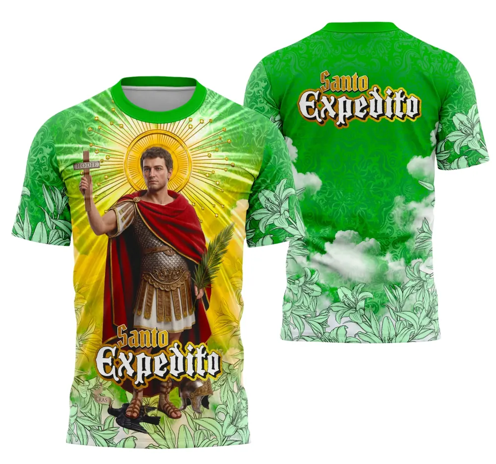 Arte Camisa Santo Expedito - Religião