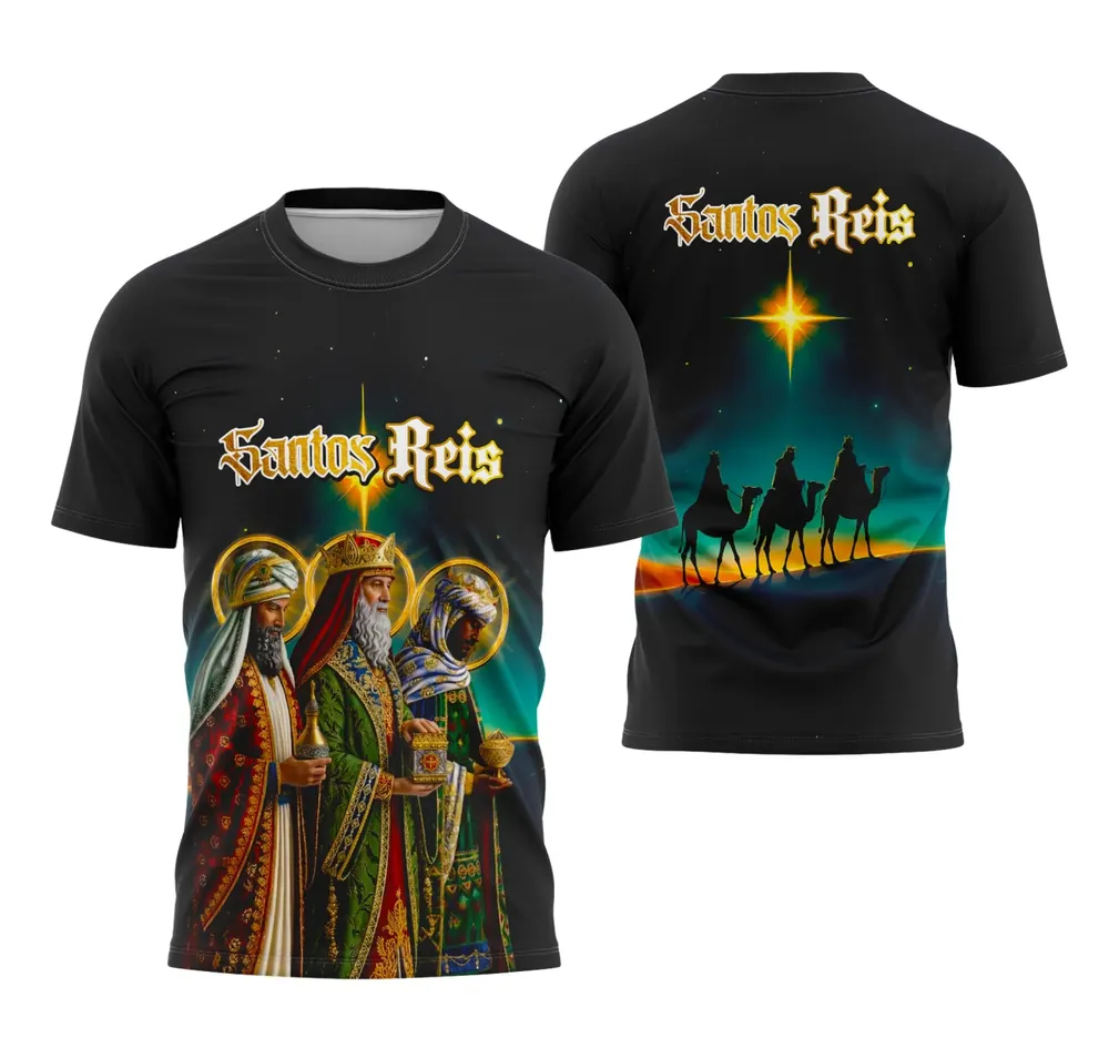 Camisa Religiosa Santos Reis - dos Reis Magos