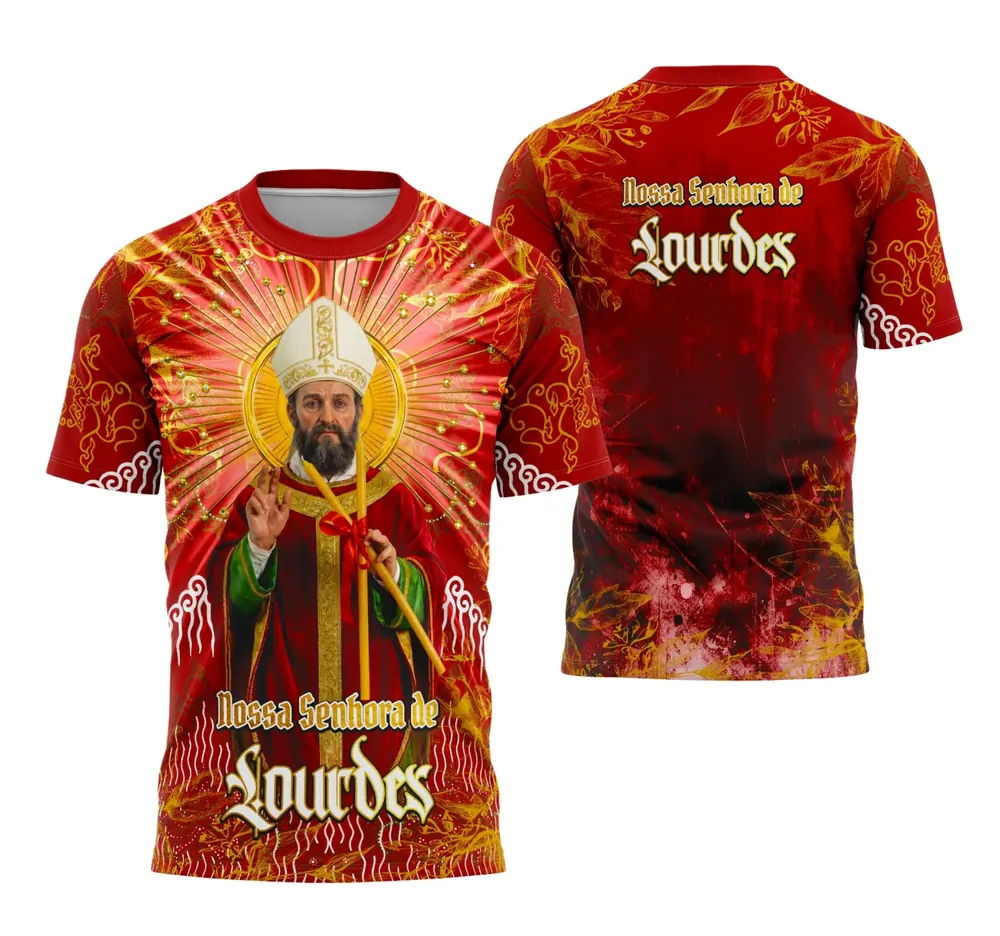 Arte Exclusiva São Brás para Camisa Religiosa
