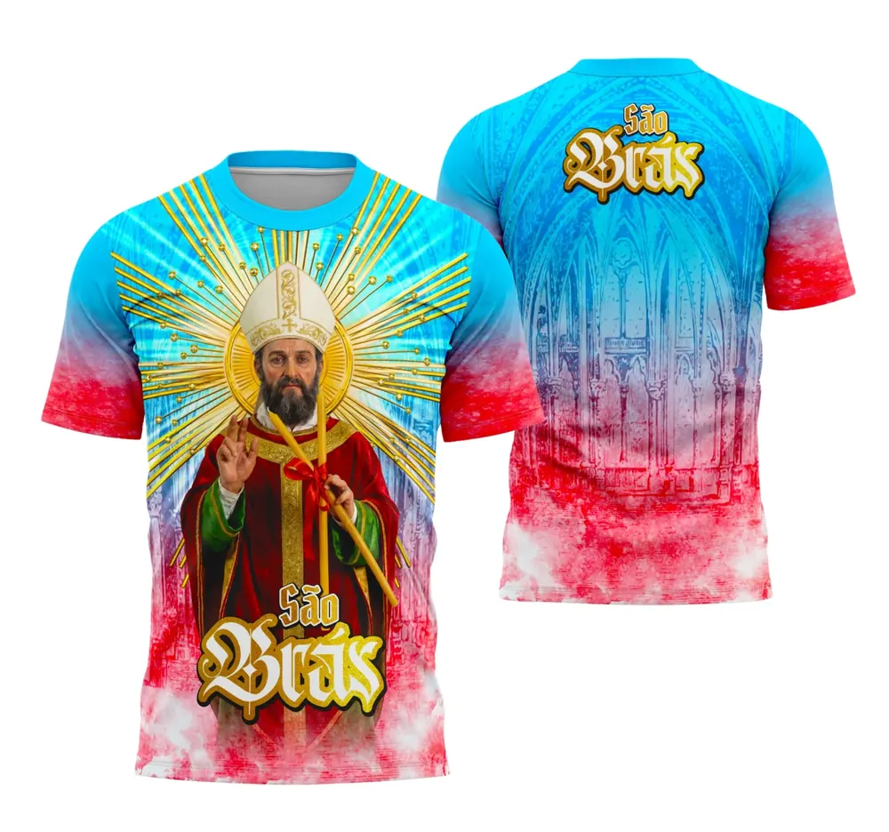 Camisa São Brás com Religioso
