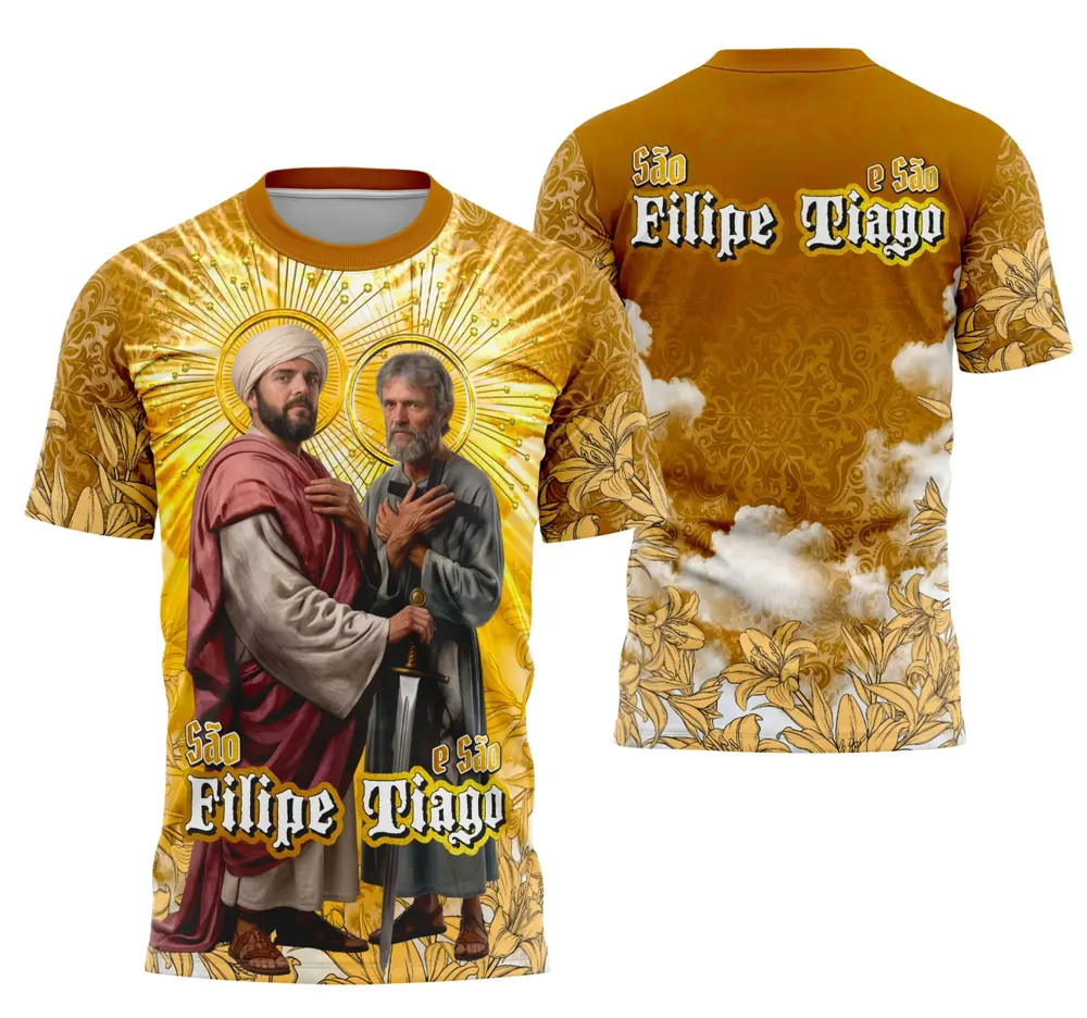 Arte Camisa São Filipe e São Tiago - Religião