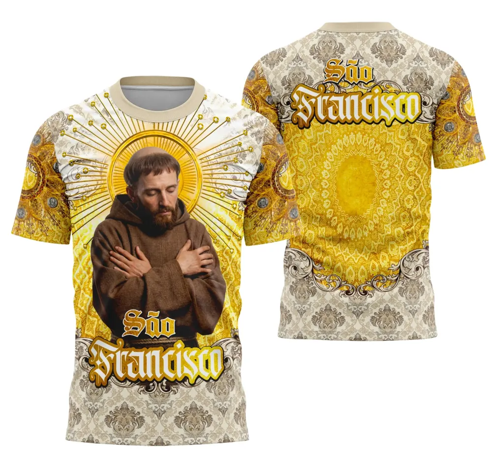 Camisa Devocional São Francisco de Assis Modelo 02