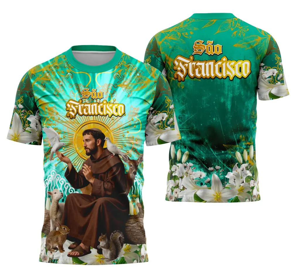Camisa São Francisco de Assis Inspiração Católica
