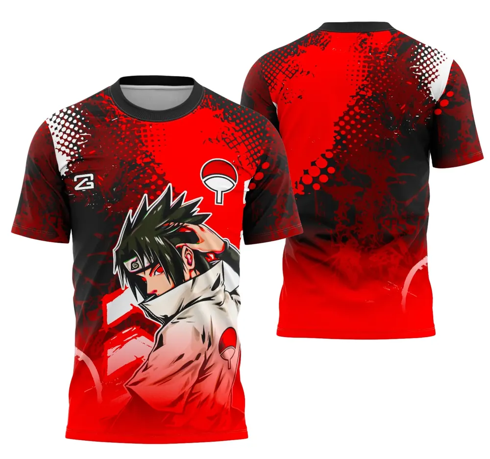 Arte Camisa Sasuke Uchiha Interclasse