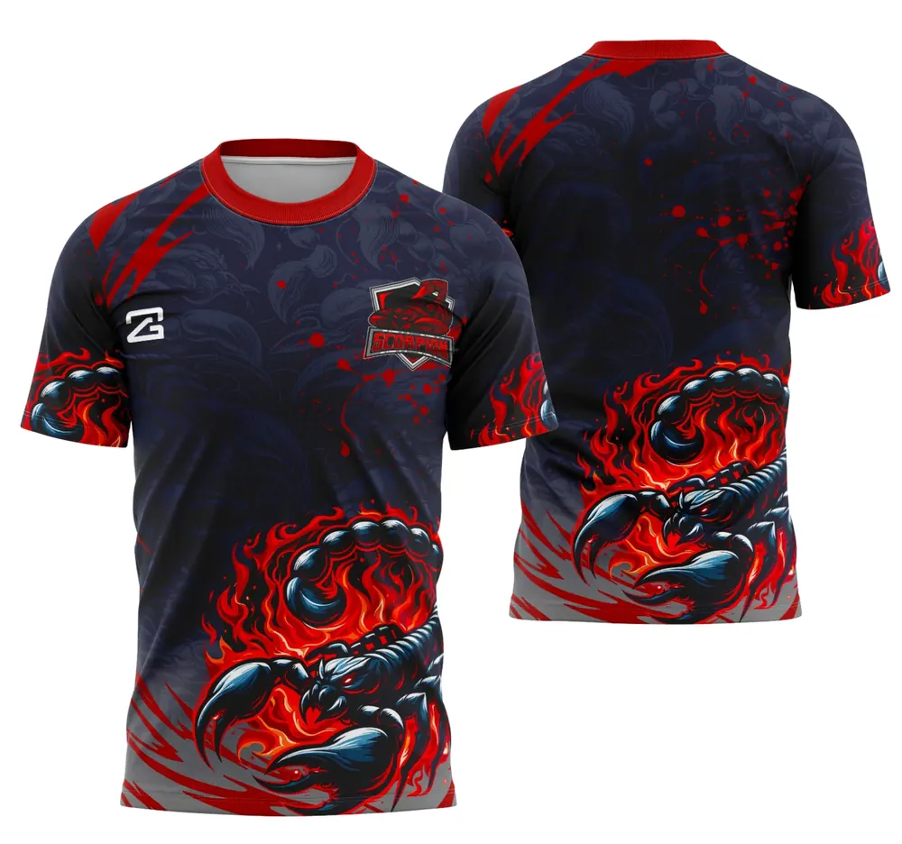 Arte Camisa Scorpion Interclasse