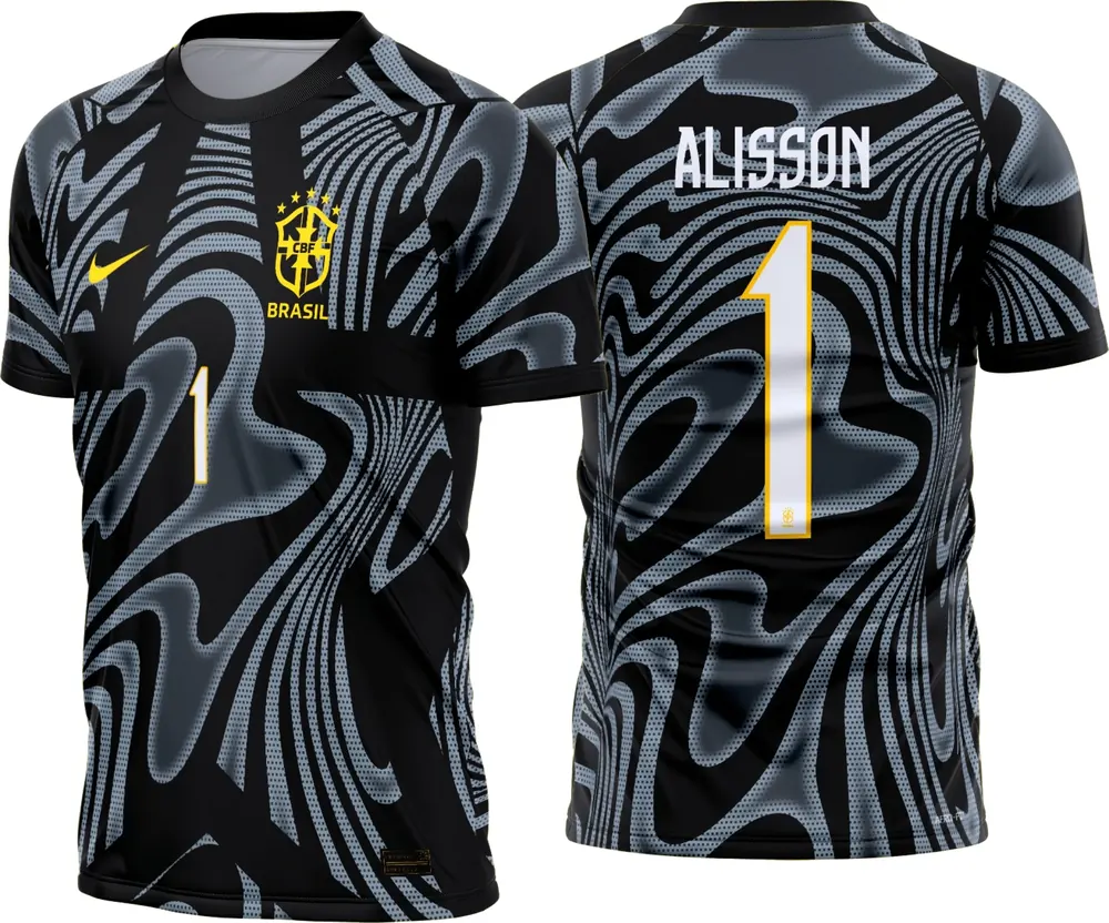 Camisa Seleção Brasil Goleiro I Copa 2026