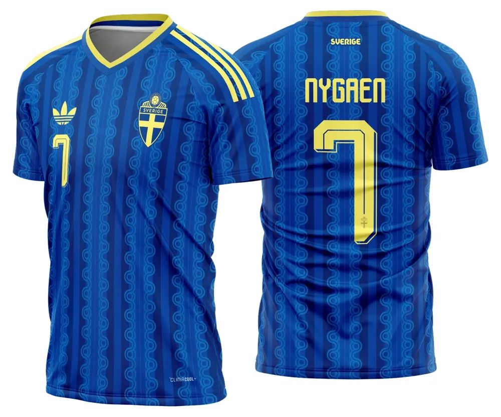 Camisa Suecia Reserva 2026 - 2028