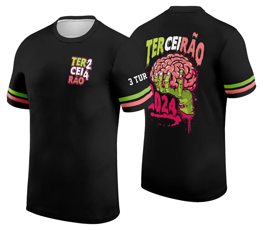 Arte Camisa Terceirão com Cérebro Criativo