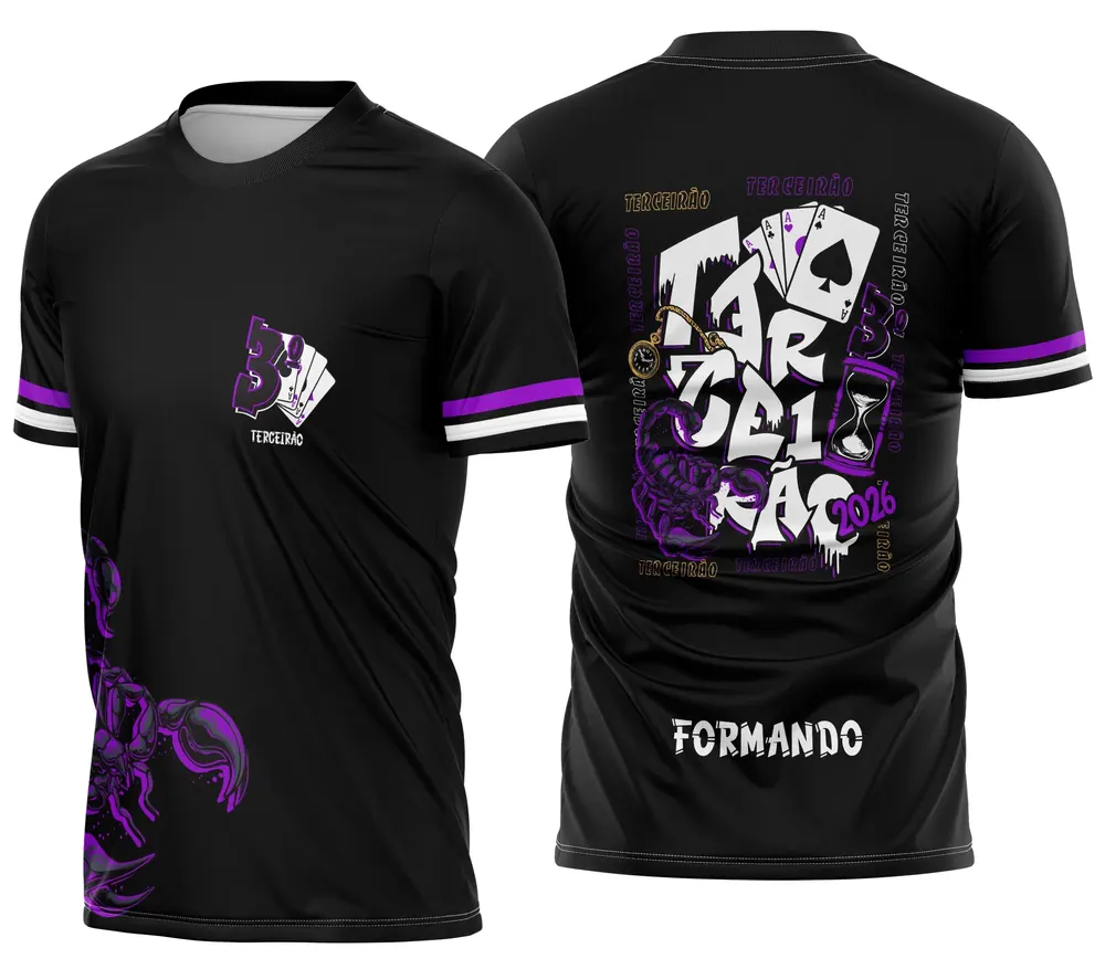 Camisa Terceirão Escorpião Modelo 3