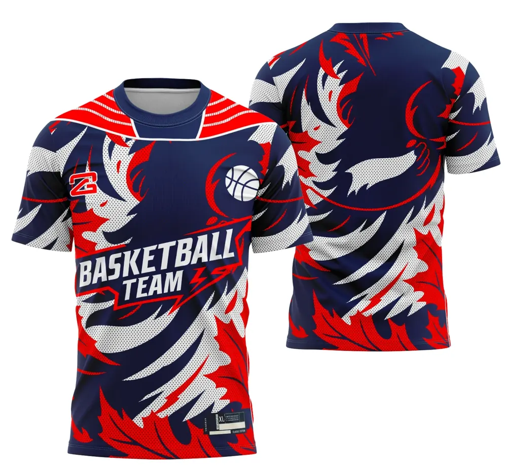 Arte Camisa Time de Basketball 2