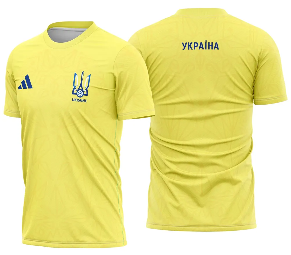 Arte Camisa Ucrânia Kit Home 2026