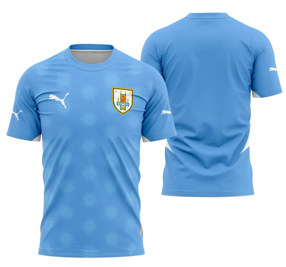 Arte Camisa Uruguai Local 2010